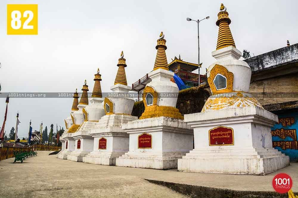 Chortens at Sonada, Darjeeling