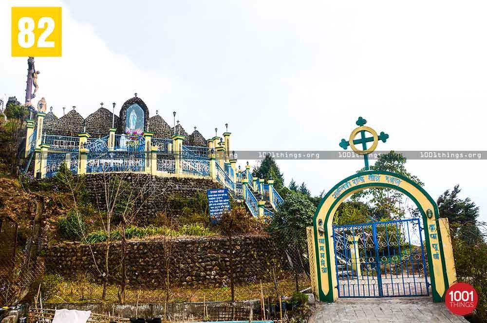 Grotto entrance at Sonada, Darjeeling