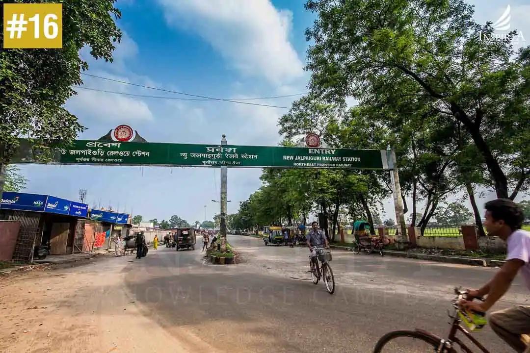 New Jalpaiguri Junction Railway Station India Siliguri Gate
